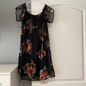 Black Floral Dress